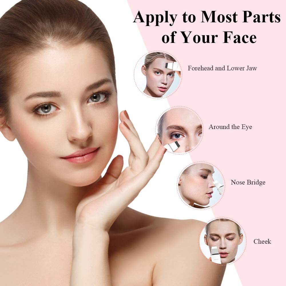 Ion Blackhead Scrubber for cleaning deep pores and skin rejuvenation.