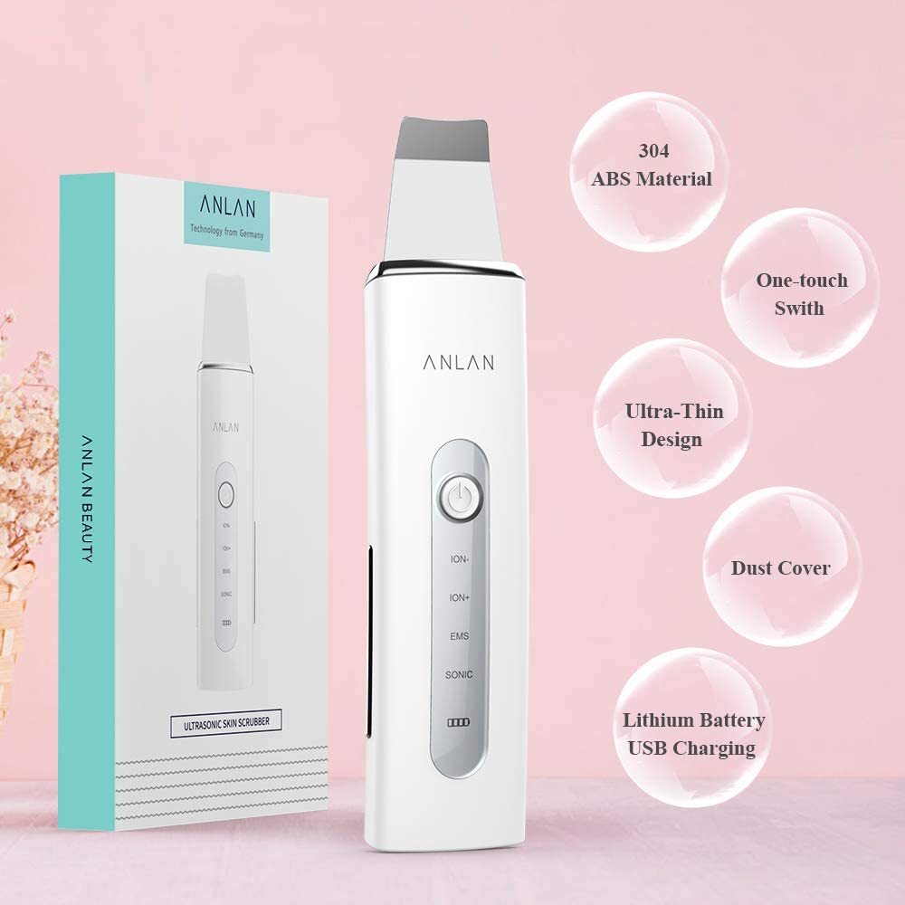 Ion Blackhead Scrubber for cleaning deep pores and skin rejuvenation.