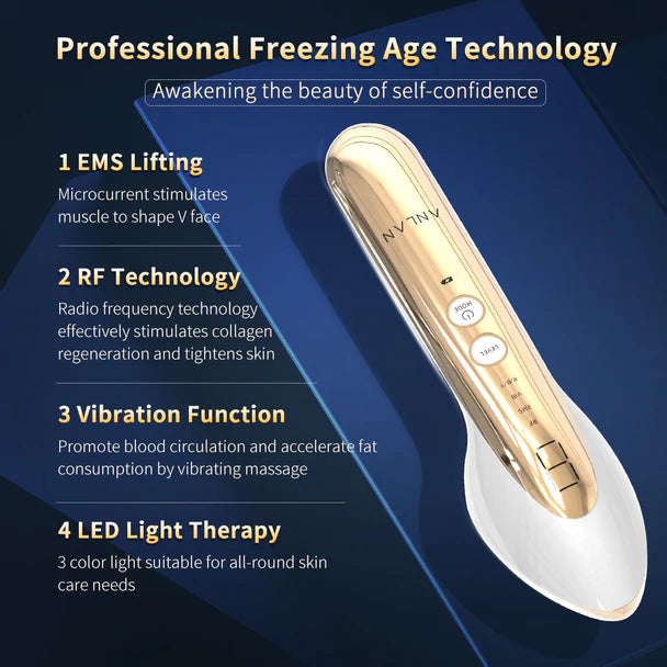 Home RF and EMS facial body lifting device.