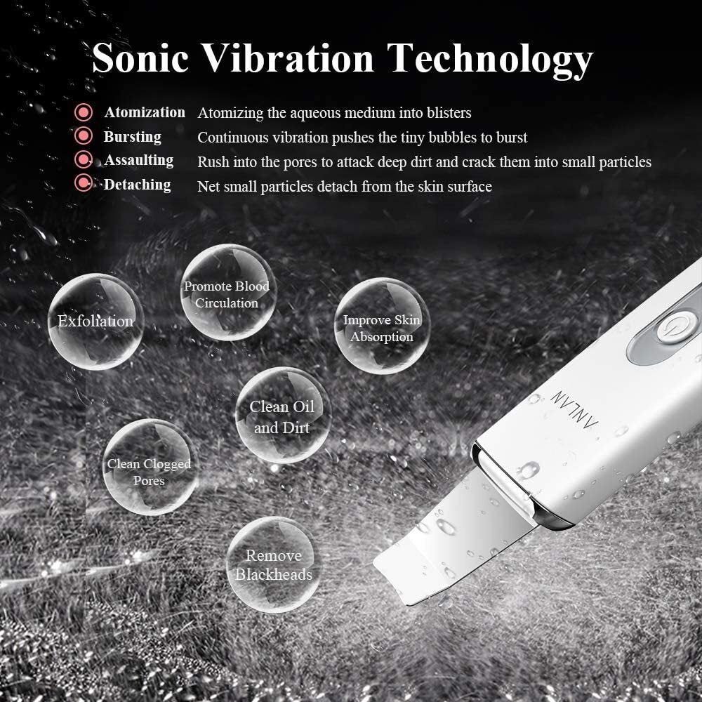 Ion Blackhead Scrubber for cleaning deep pores and skin rejuvenation.