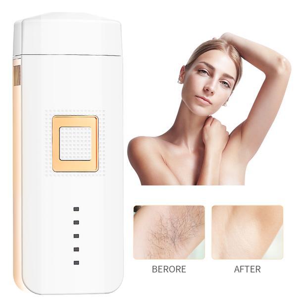 Compact laser hair removal to remove hair all over the body at home!