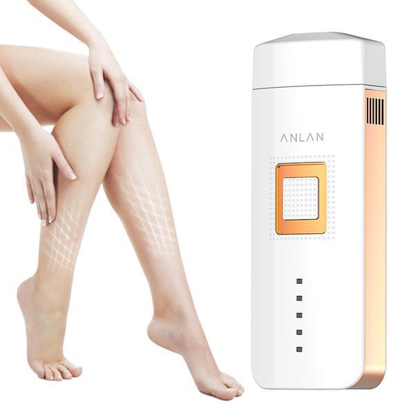 Compact laser hair removal to remove hair all over the body at home!